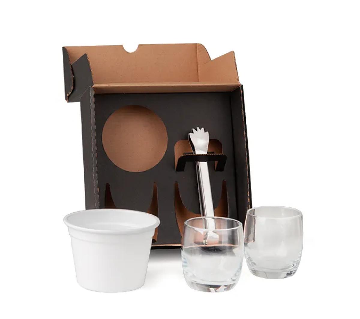Kit para Whisky Vidro e Alumínio 750ml