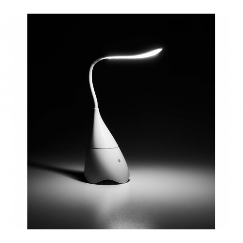 Luminária Flexível Plástica com Caixa de Som Bluetooth 100x225mm