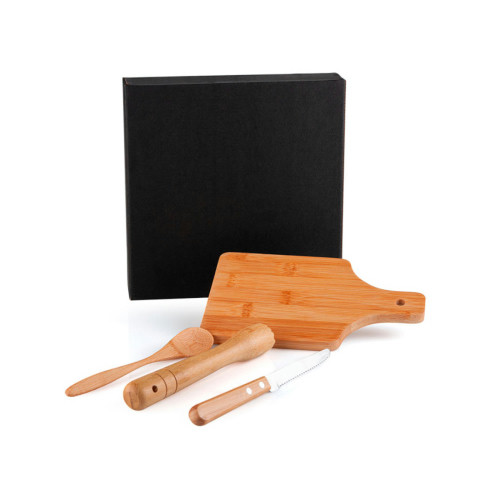 Kit para Caipirinha em Bambu - 4 Pçs