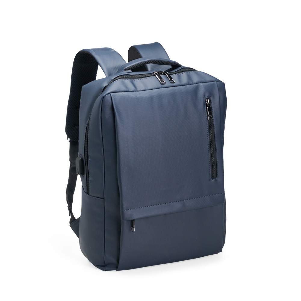 Mochila Impermeável em PU com Compartimento para Notebook 22L