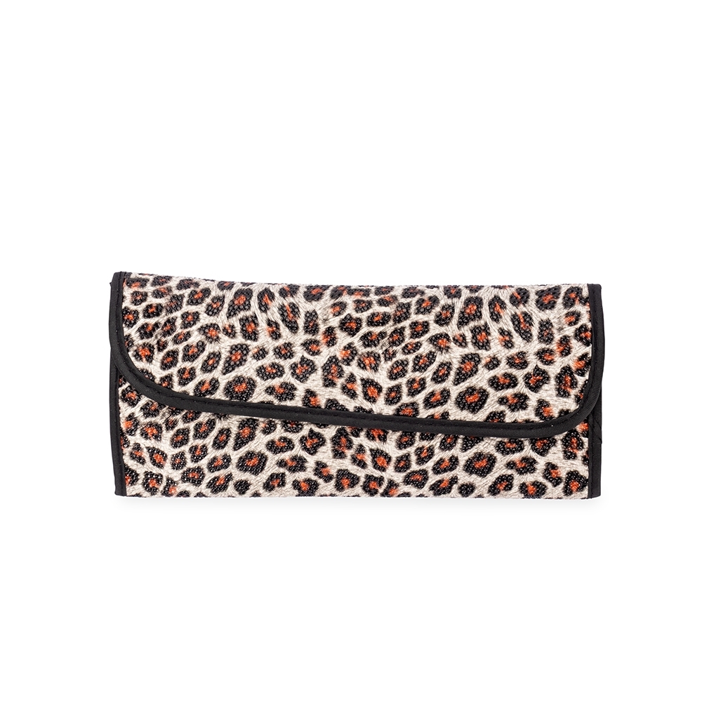 Necessaire Dobrável com Kit de Pincéis em Nylon 38x23cm