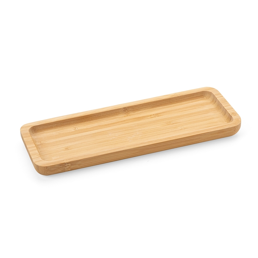 Petisqueira Retangular de Bambu 26x10cm