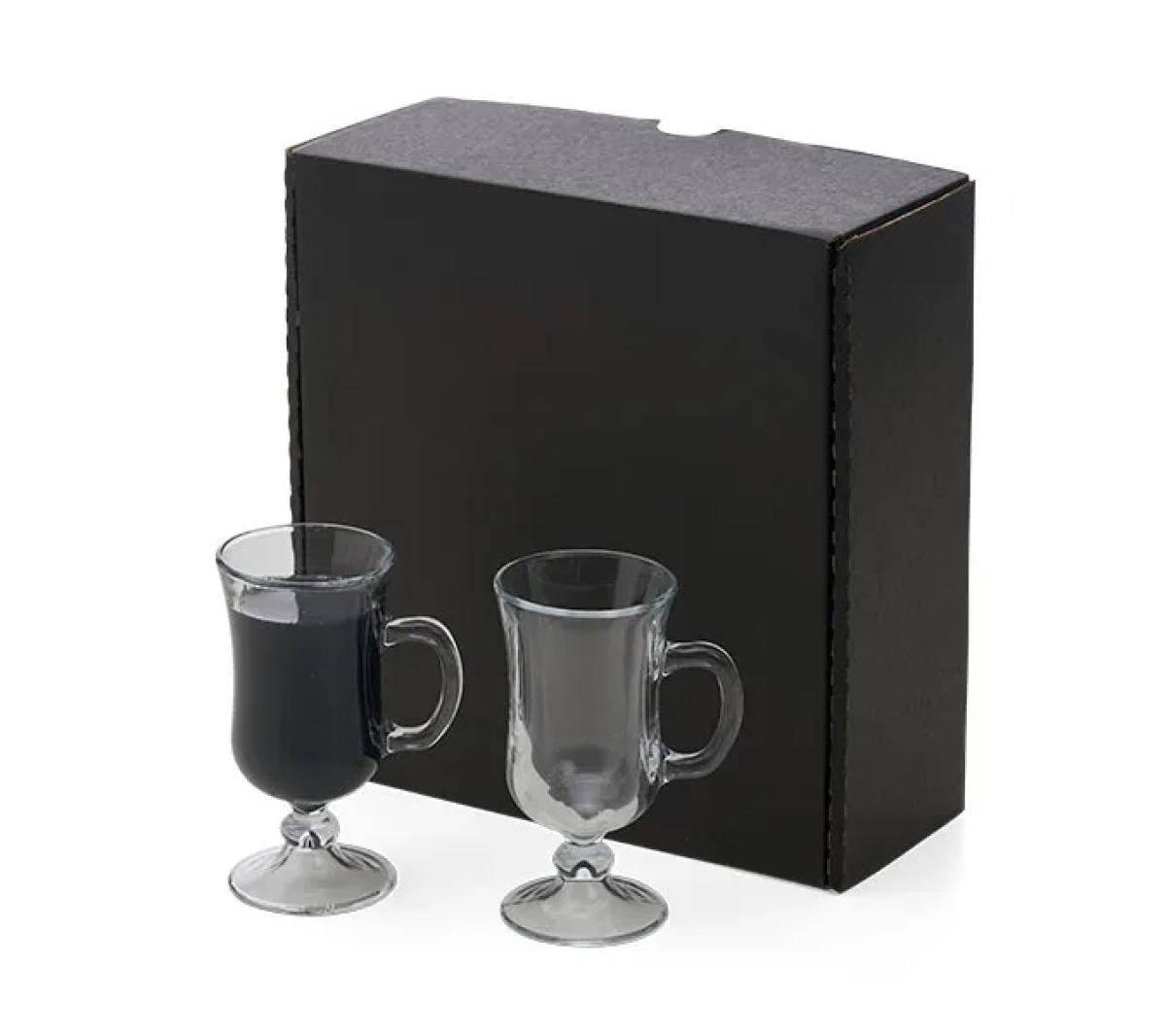 Jogo de Canecas de Vidro 130ml - 2 Peças