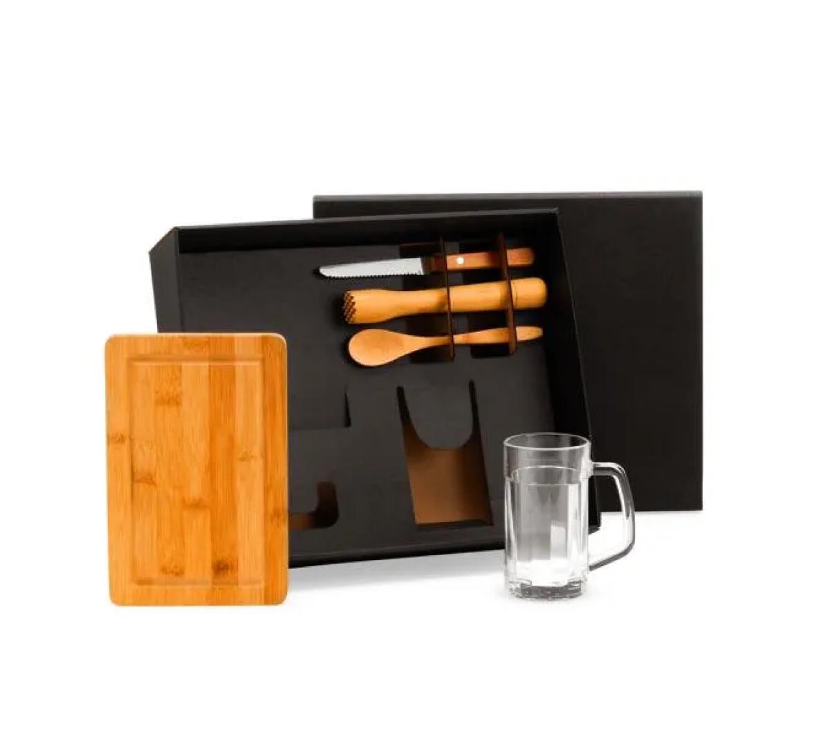 Kit para Bar em Bambu