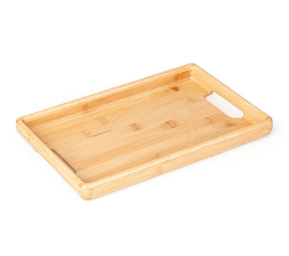 Bandeja em Bambu para Servir 32x22cm