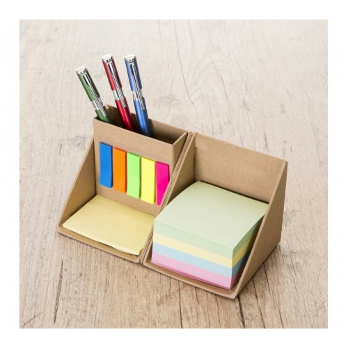 Cubo de Recados Cartão Kraft 26 Folhas
