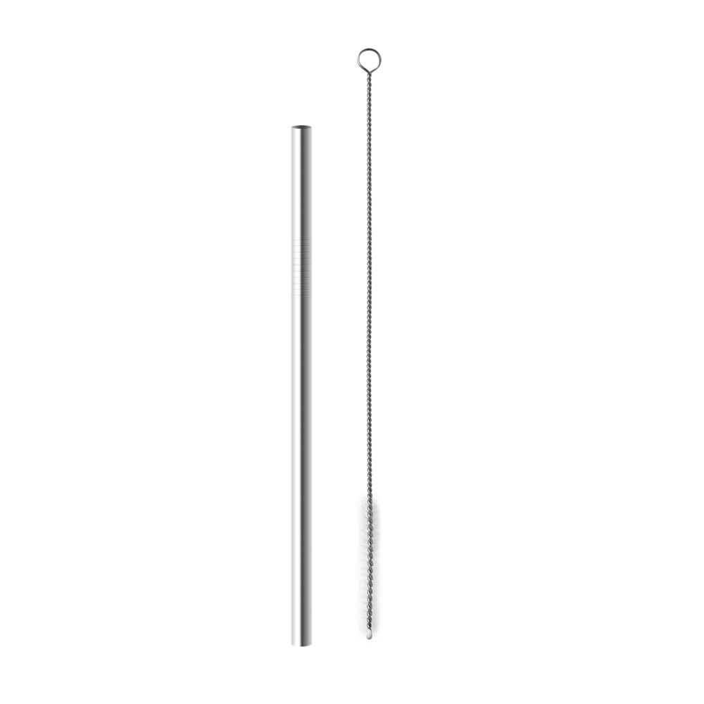 Canudo Aço Inox 215 mm