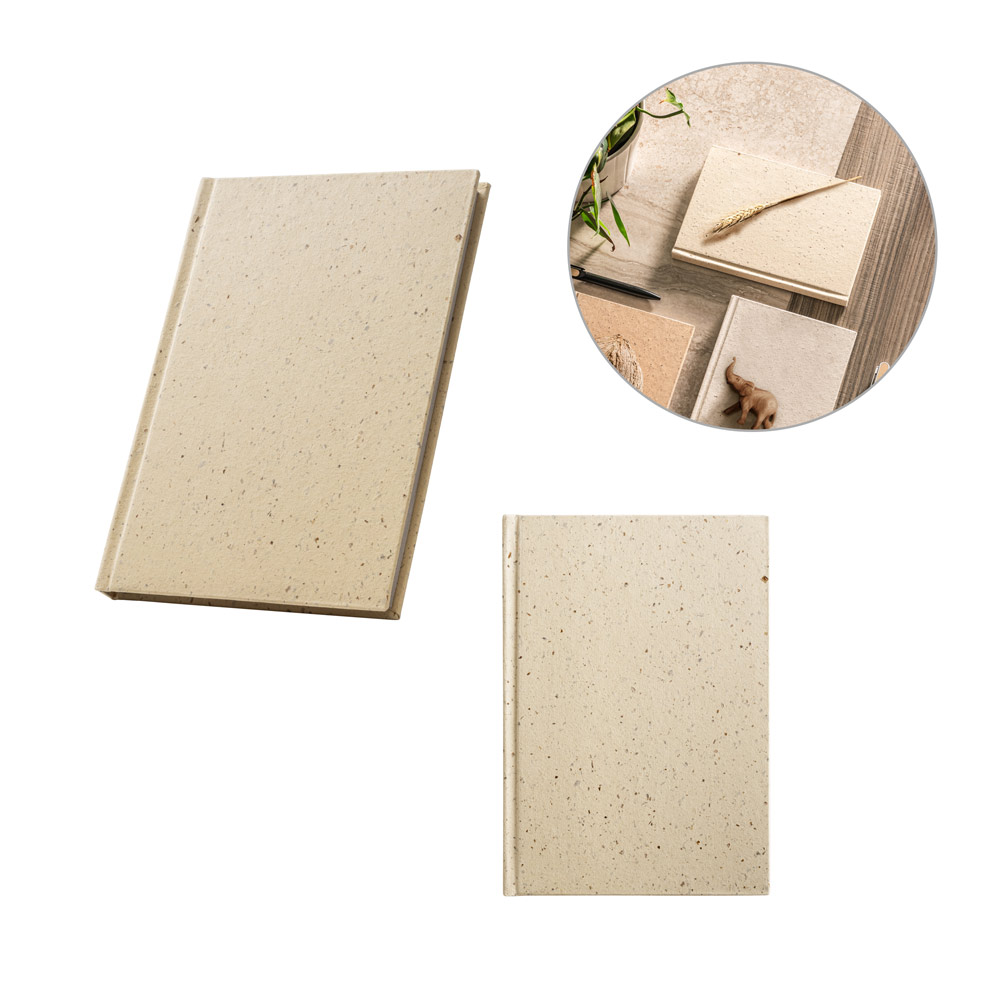 Caderno A5 com Algodão Reciclado Pautado 145x205mm 80 Folhas