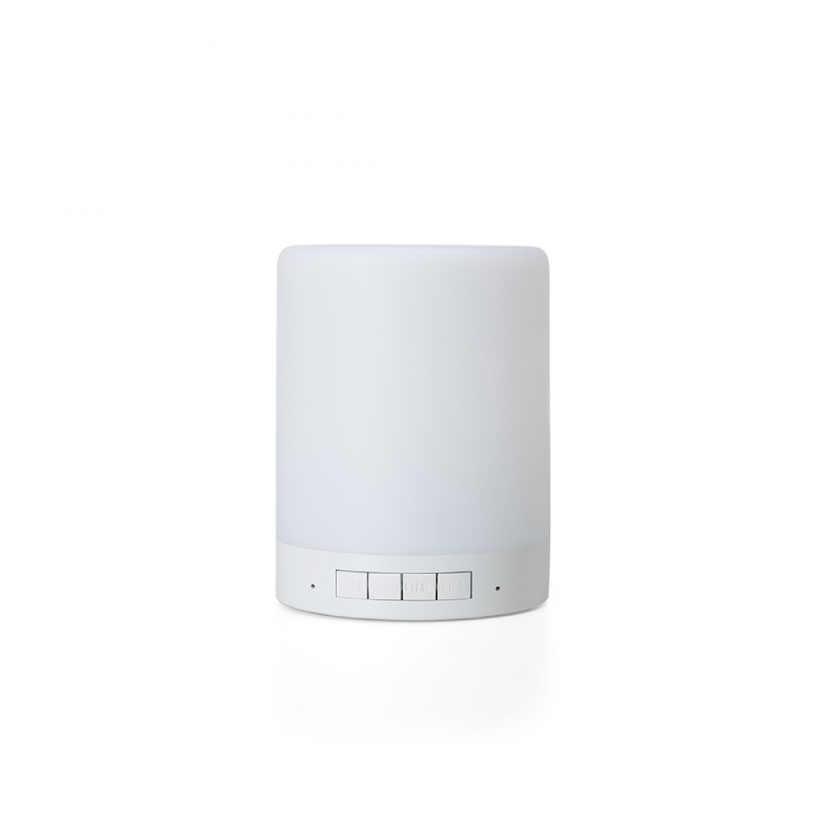Caixa de Som Bluetooth Plástico com LED Alumínio