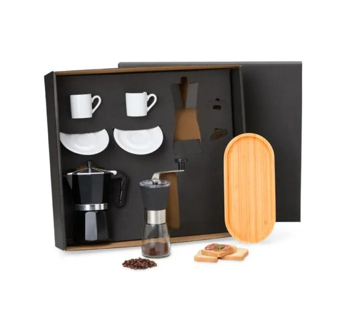 Kit para Café Aço Inox 7 Pçs 16x18,5cm