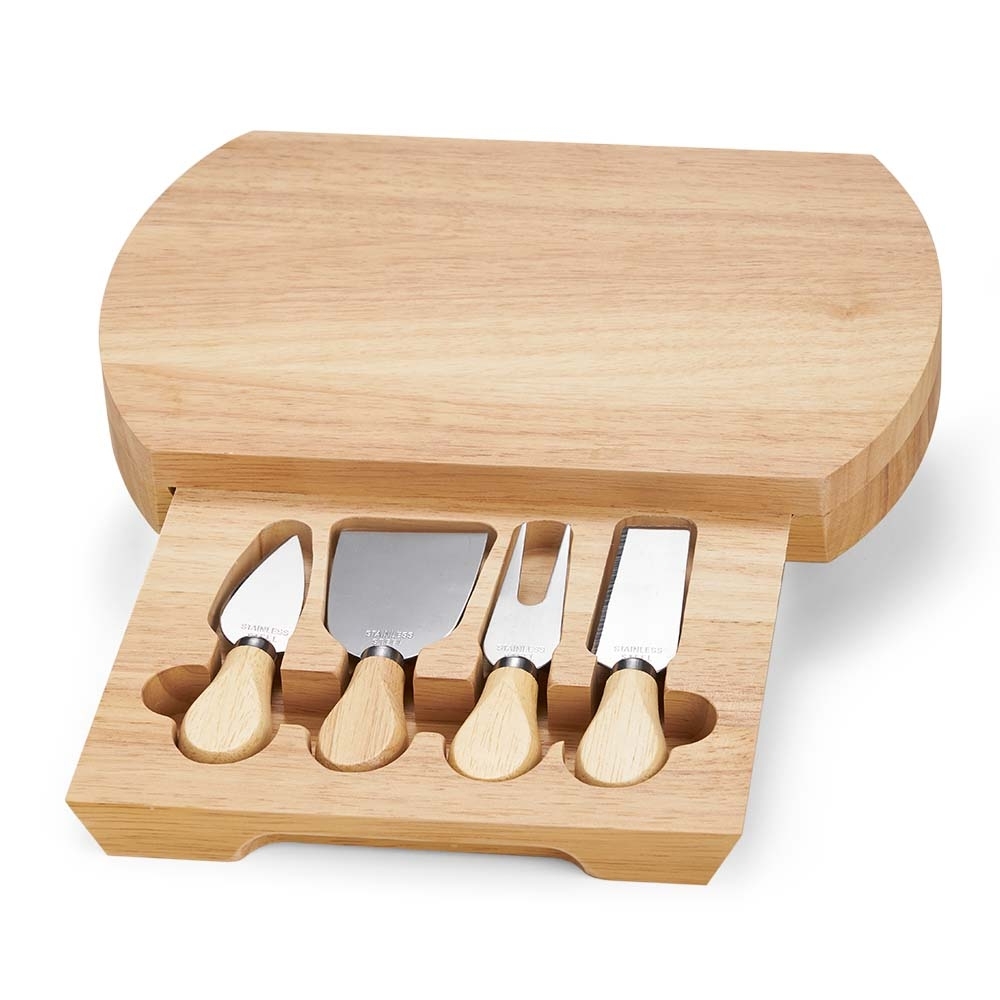 Kit Queijo Bambu 5 Peças