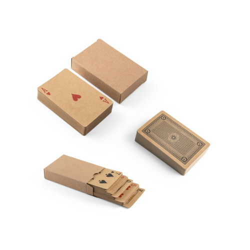 Baralho de Papel Kraft 54 Cartas