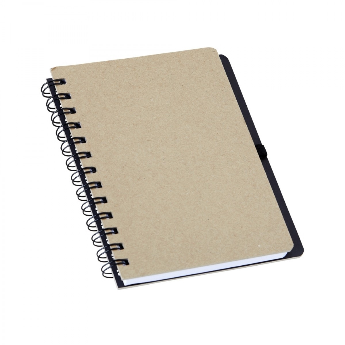 Caderno Kraft Capa Dura com Porta Caneta 17,8x14,7cm