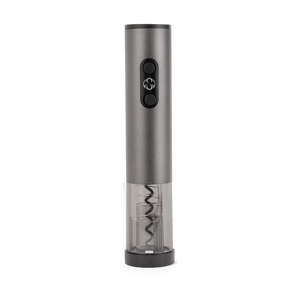 Saca-rolhas Elétrico em Liga de Alumínio com LED 22,3x4,9cm