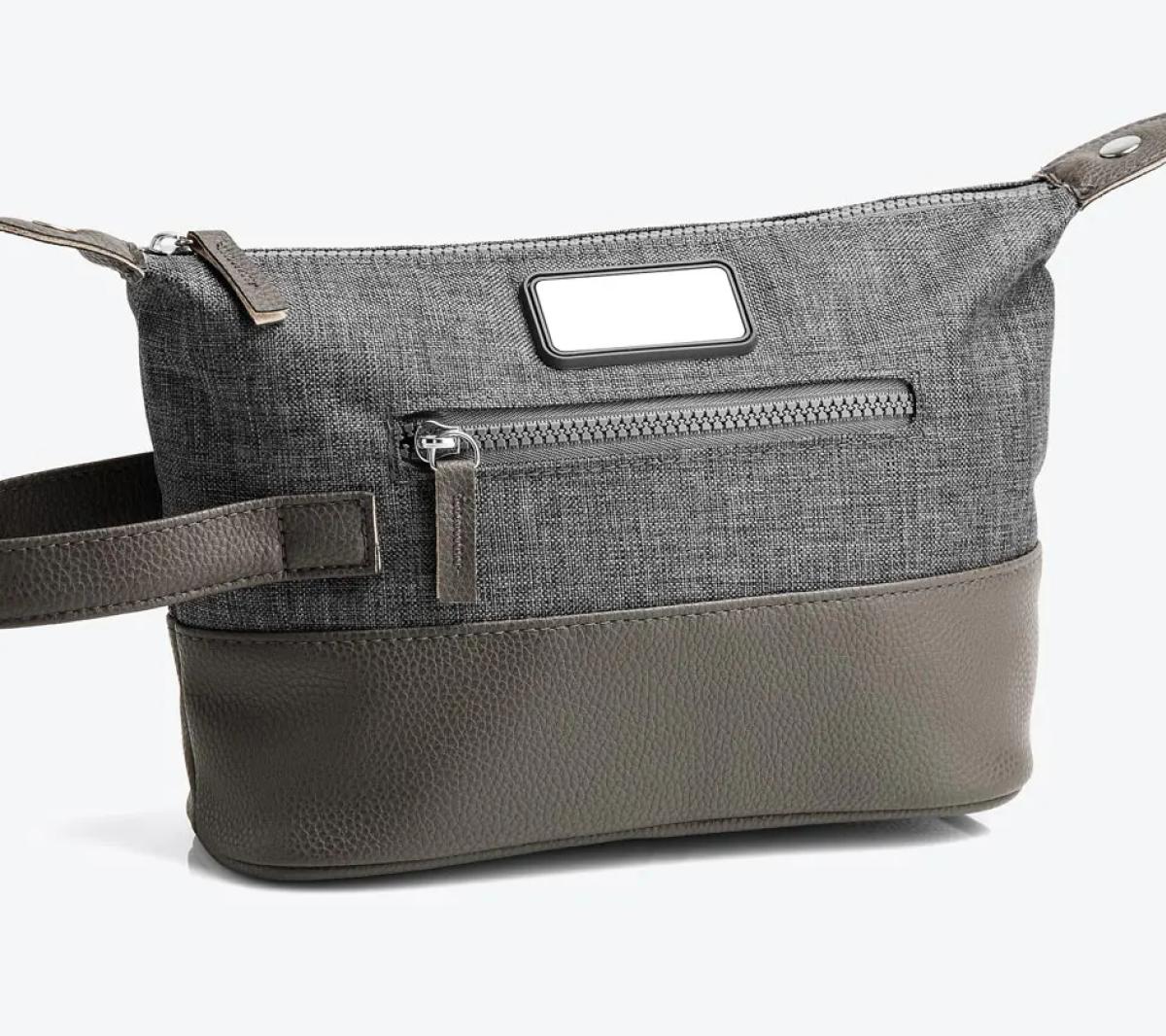 Necessaire Poliéster 300D Cinza