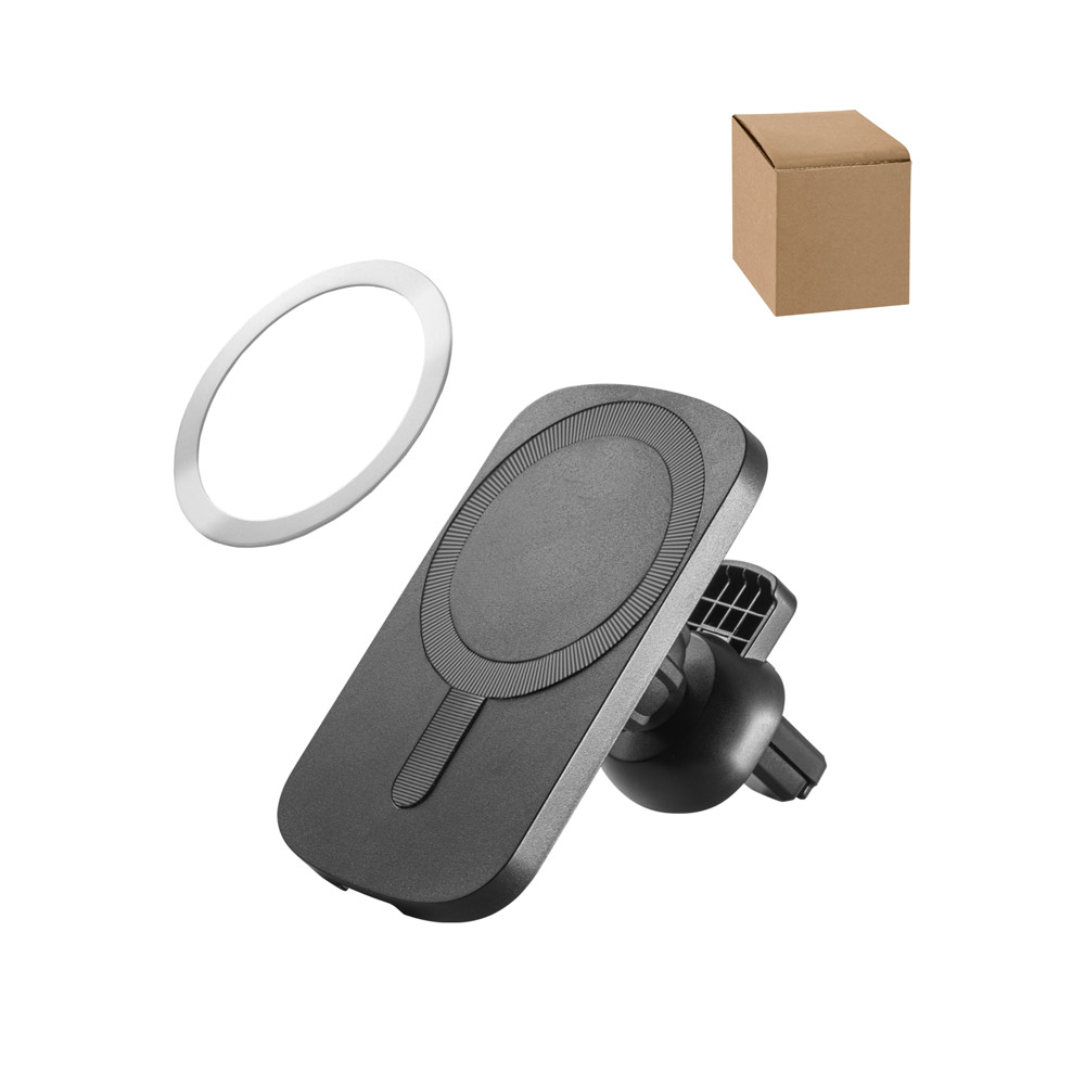 Suporte Carregador Wireless Magnético Veicular ABS Reciclado