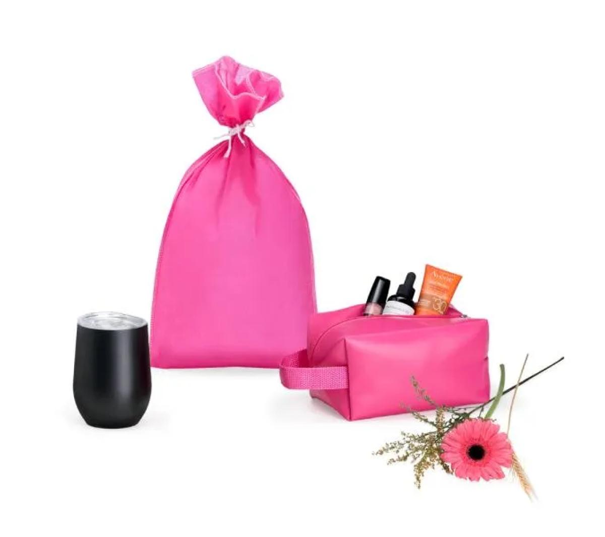 Kit Copo Térmico e Necessaire 340ml