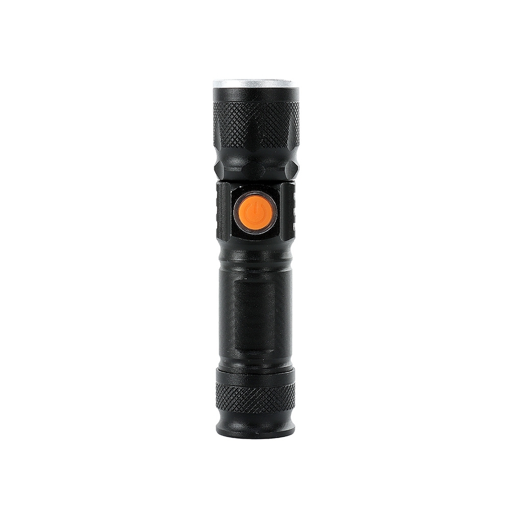 Lanterna Recarregável Metal LED Nylon 11x2,7cm