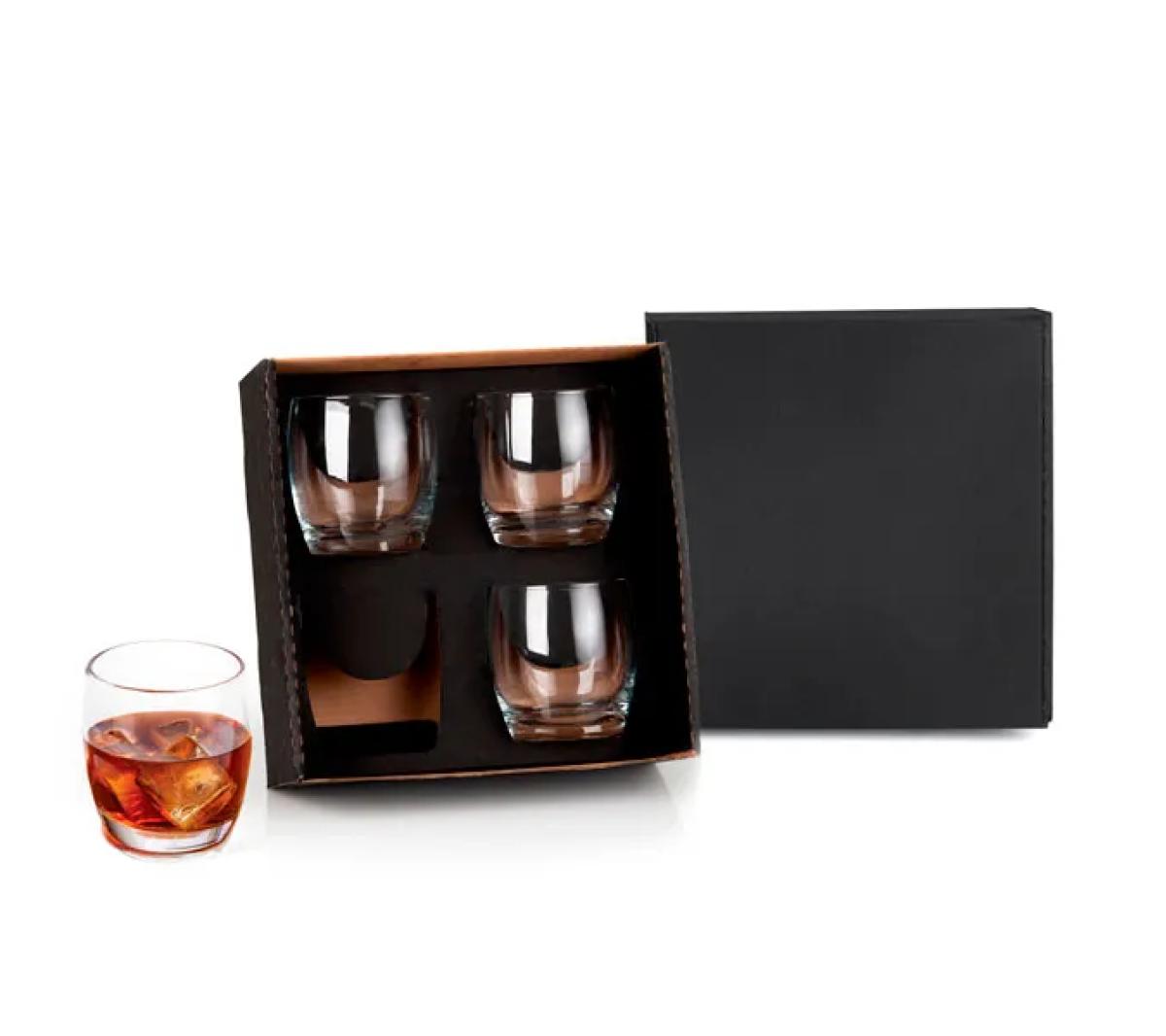 Jogo de Copos Vidro para Drink 330ml - 4 Peças