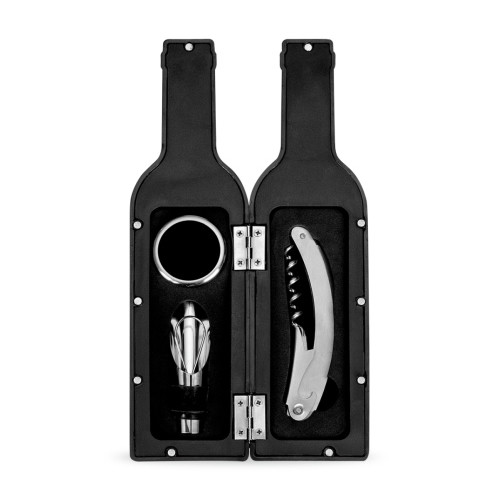 Kit Vinho Plástico 3 Peças 23x6,1cm