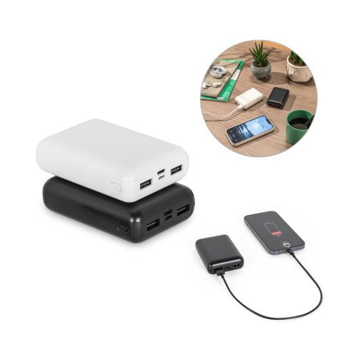 Bateria Portátil ABS 100% Reciclado 10.000 mAh 92x64mm