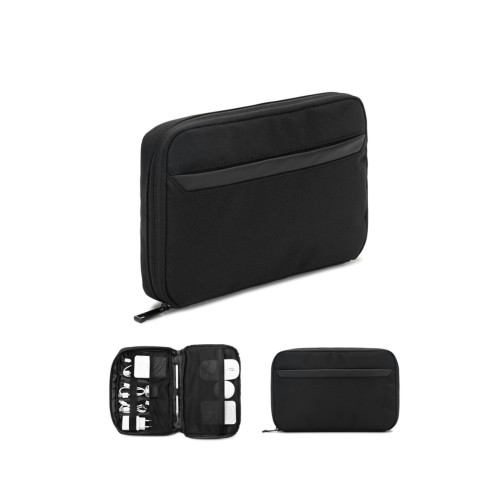 Bolsa Organizadora Poliéster Reciclado 600D Twill para Acessórios