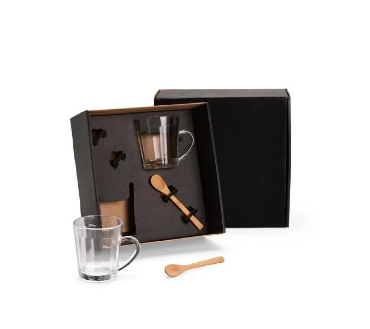 Kit de Canecas Americanas em Vidro 4 Pçs 9x11cm