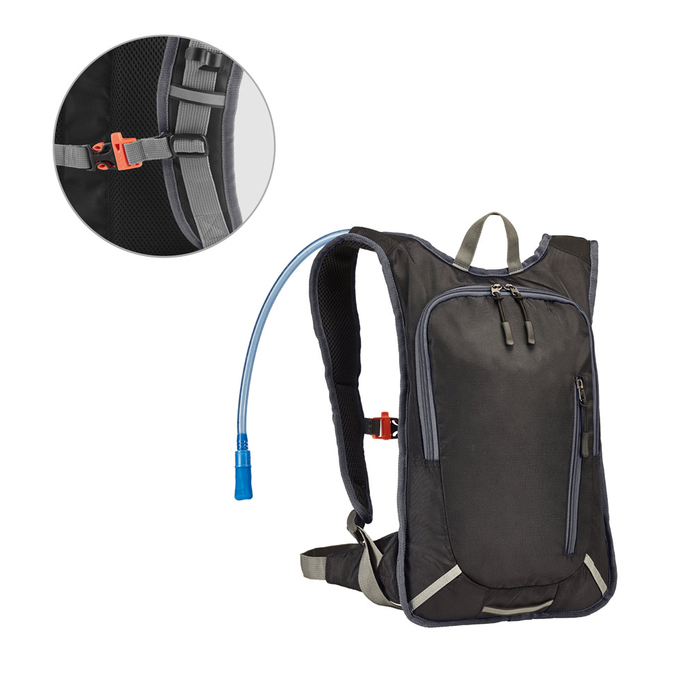 Mochila Esportiva 420D com Reservatório de Água 2L