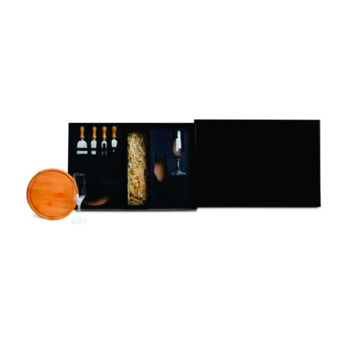 Kit Queijo e Champagne 7 Peças Inox