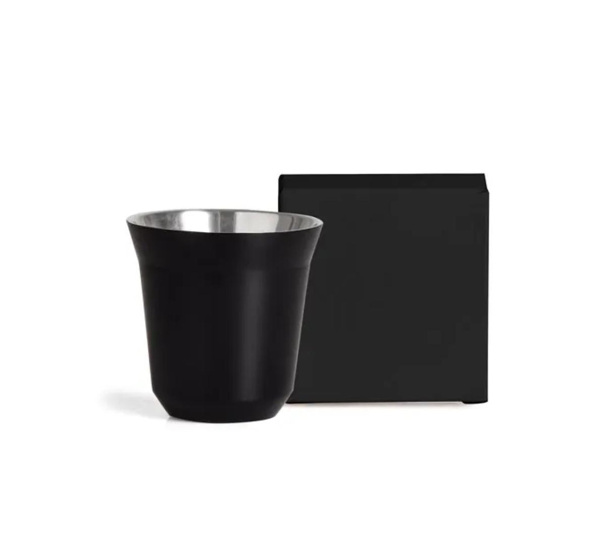 Copo Térmico para Café em Aço Inox Preto 60ml