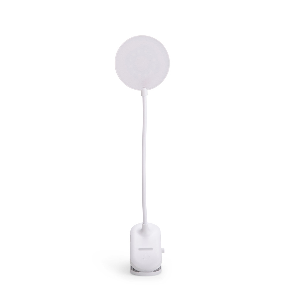 Luminária de Mesa Plástica Recarregável Haste Flexível 30,7x9,2cm