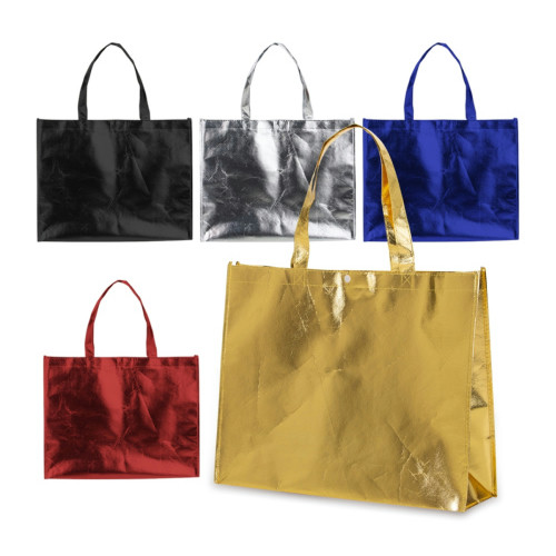 Sacola TNT Metalizada 35x45cm
