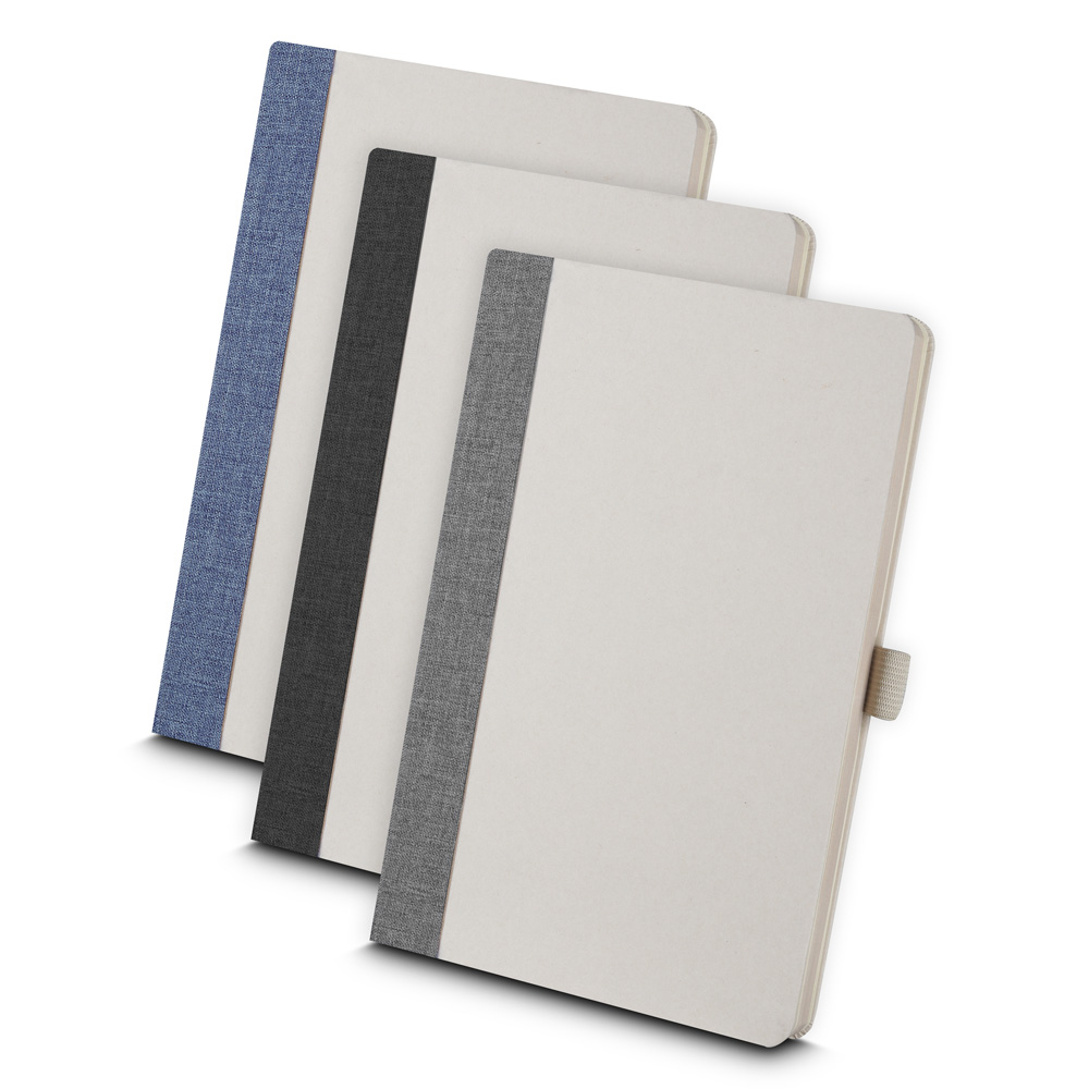 Caderno Capa Fibra de Cana de Açúcar e RPET 80 folhas Ø14cm
