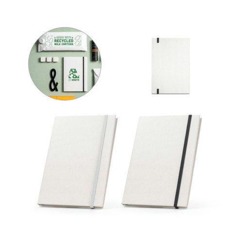 Caderno Papel Reciclado A5 Capa Dura 80 Folhas 145x210mm