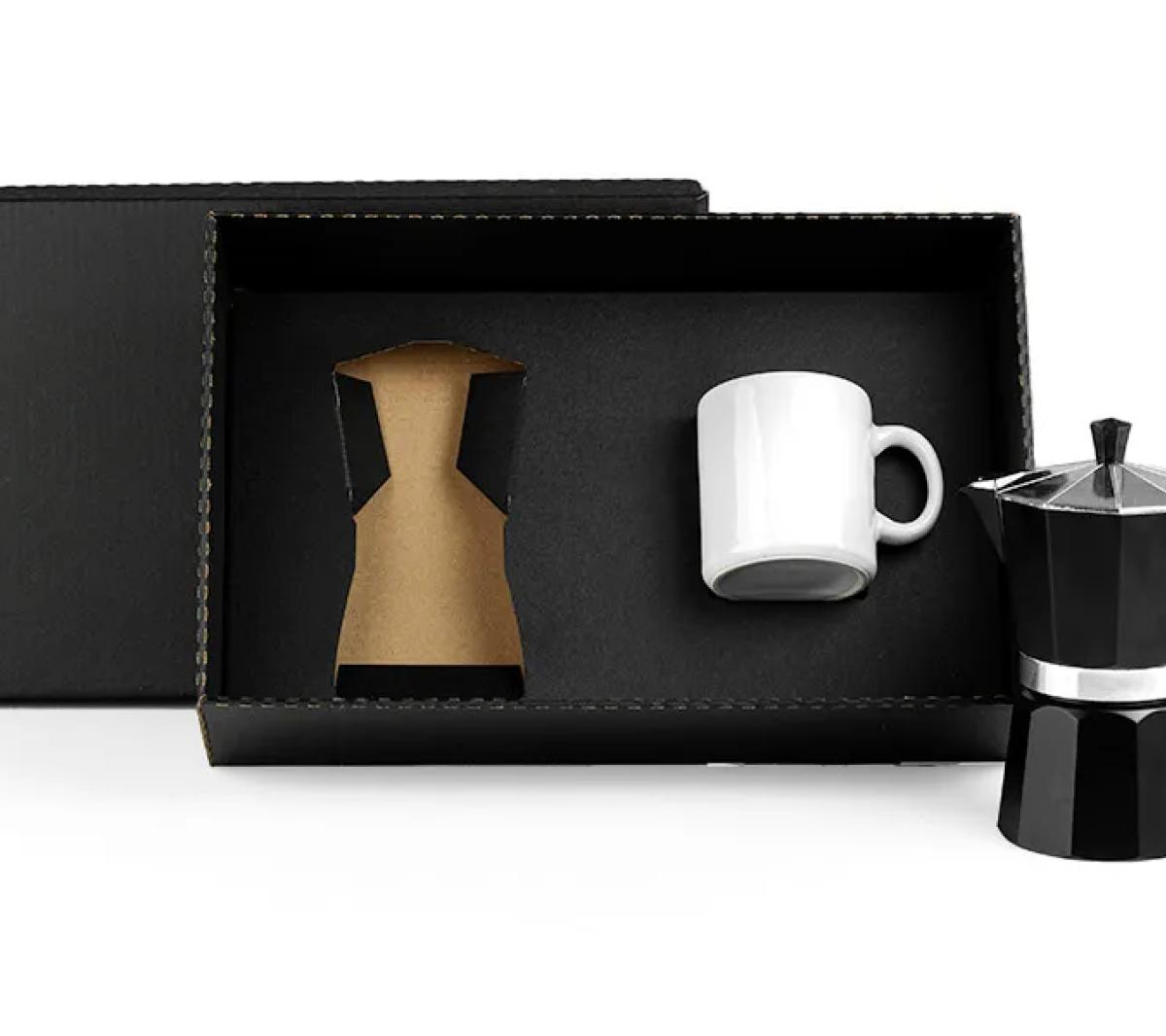 Kit para Café Alumínio e Cerâmica 270ml
