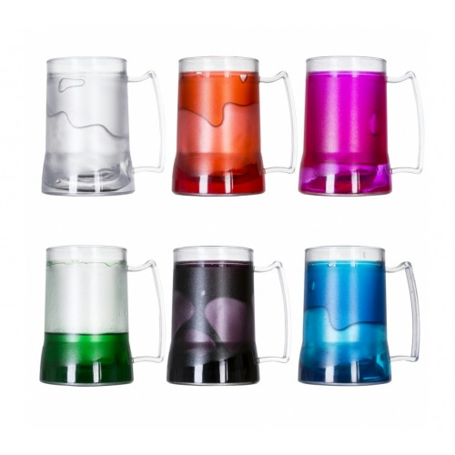 Caneca de Chopp Acrílico com Gel Congelante