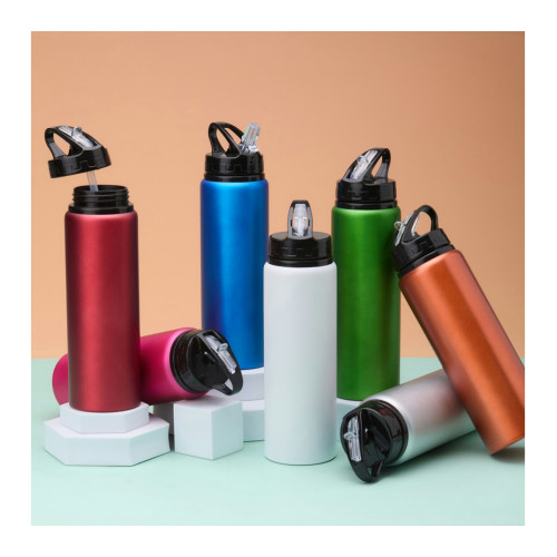 Squeeze Alumínio 800ml com Bico Retrátil