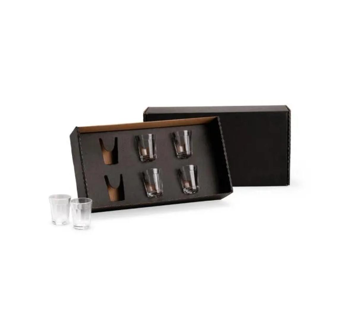 Conjunto de 6 Copos Americanos em Vidro para Dose 45ml
