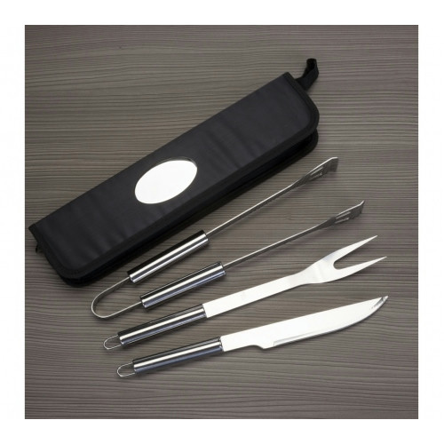 Kit Churrasco Inox 3 Peças