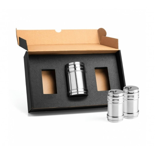 Conjunto de Potes para Tempero Inox 8x4cm