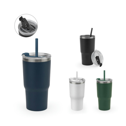 Copo Térmico de Viagem Aço Inox Reciclado 600ml