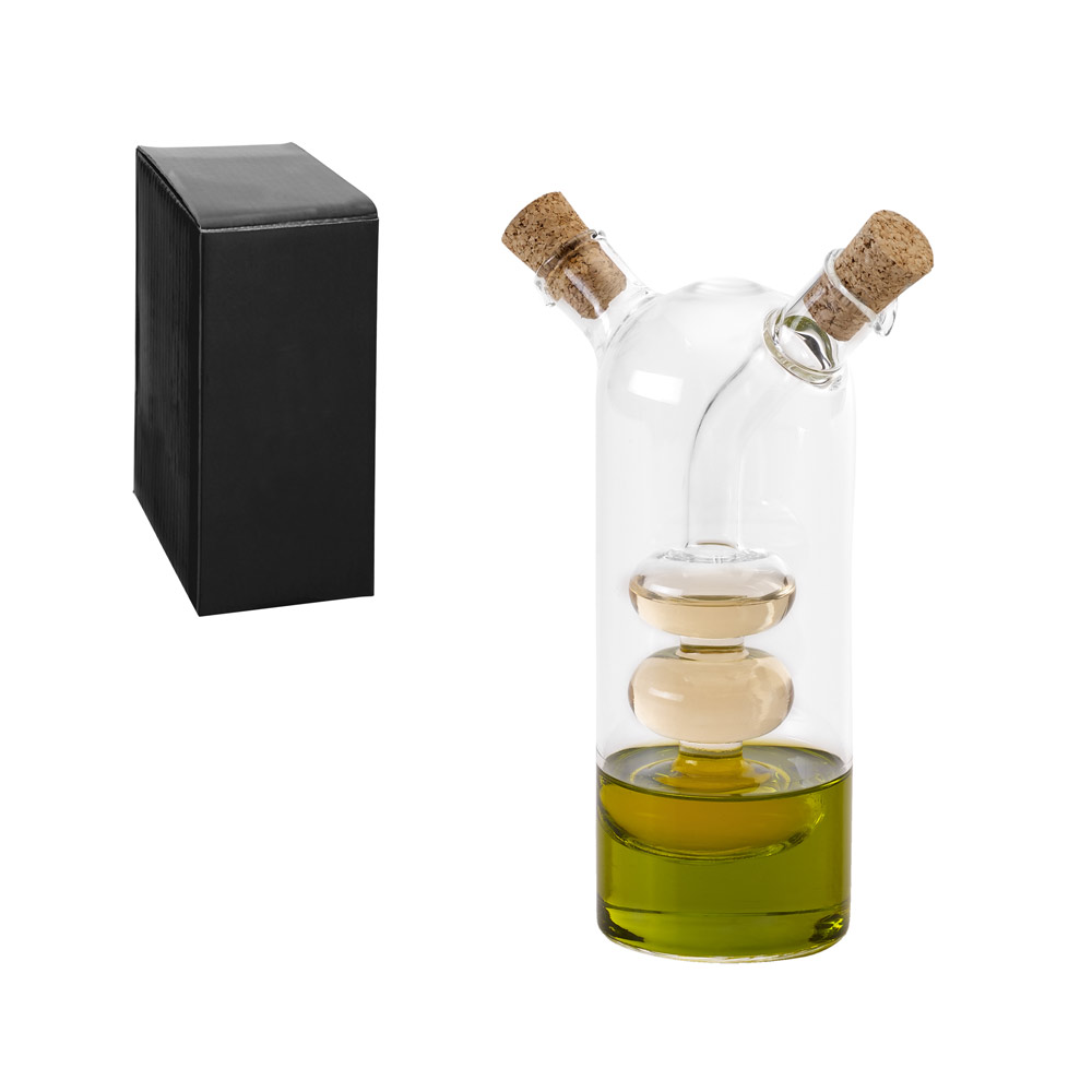 Galheteiro Vidro com 2 Reservatórios 50ml