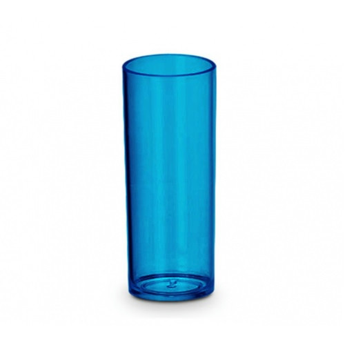 Copo Long Drink Plástico Azul 350ml