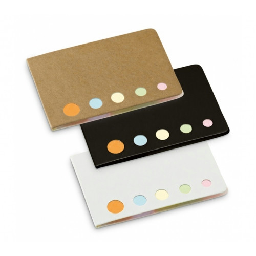 Bloco Adesivado Papel 5 Cores 80x60mm 20 Folhas