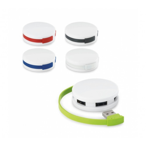 Hub USB 2.0 Plástico ABS ø52mm