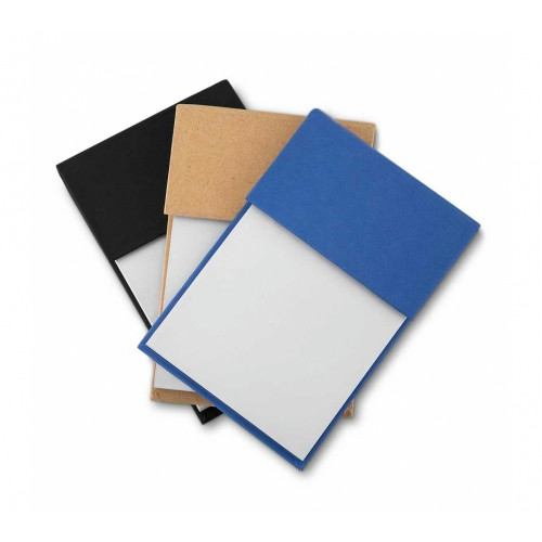 Bloco de Anotações com Sticky Notes Capa Dura 16x10cm 25 Folhas