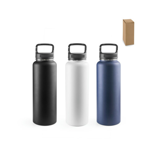 Garrafa Squeeze Térmica Aço Inox 1.2L