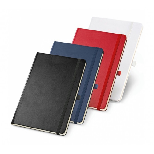 Caderno Capa Dura A6 Couro Sintético 97x145mm 80 Folhas