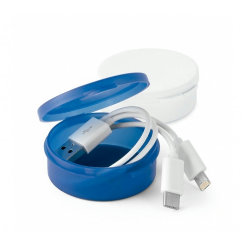 Estojo Polipropileno com Cabo USB 3 em 1 55x20mm