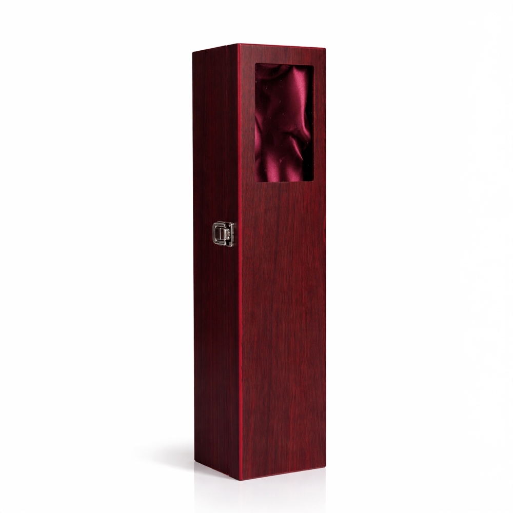 Kit Vinho 4 Peças com Estojo MDF Inox 11,7x36cm